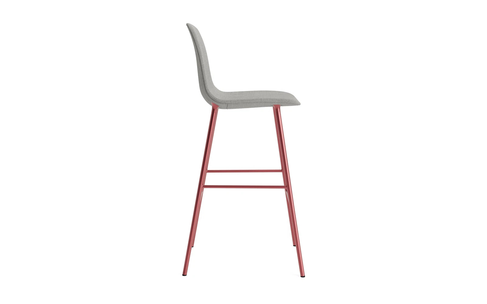 Form Barstuhl 75 cm gepolstert Rot Stahl Remix in Remix 133 präsentiert im Onlineshop von KAQTU Design AG. Barstuhl ist von Normann Copenhagen