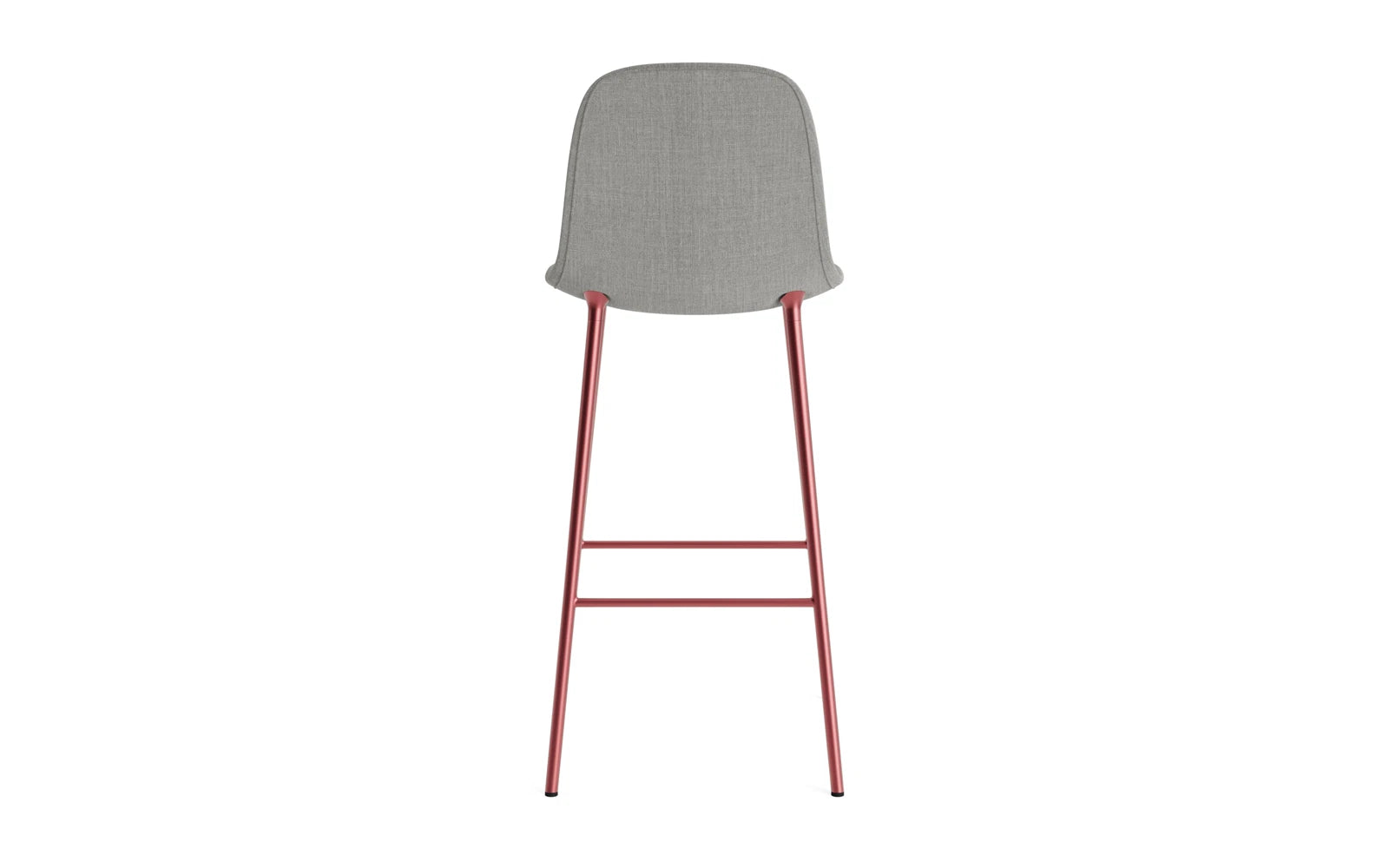 Form Barstuhl 75 cm gepolstert Rot Stahl Remix in Remix 133 präsentiert im Onlineshop von KAQTU Design AG. Barstuhl ist von Normann Copenhagen