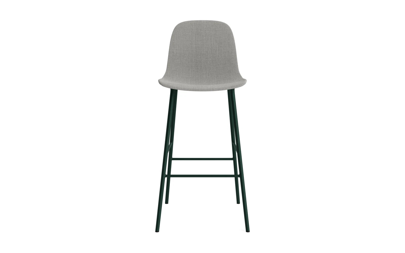 Form Barstuhl 75 cm gepolstert Grün Stahl Remix in Remix 133 präsentiert im Onlineshop von KAQTU Design AG. Barstuhl ist von Normann Copenhagen