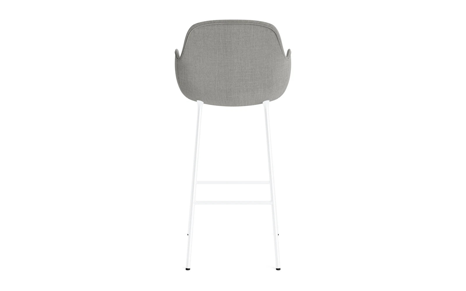Form Barstuhl mit Armlehne 75 cm gepolstert Weiss Stahl/Remix in Remix 133 präsentiert im Onlineshop von KAQTU Design AG. Barstuhl ist von Normann Copenhagen