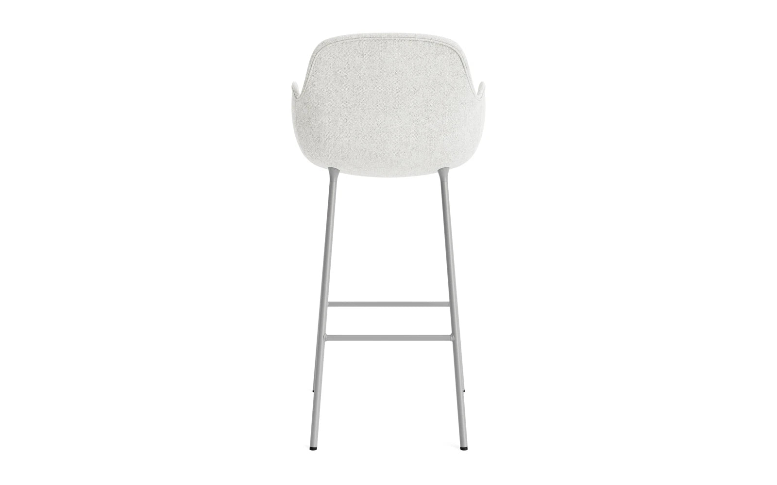 Form Barstuhl mit Armlehne 75 cm gepolstert Grau Stahl Hallingdal in Hallingdal 110 präsentiert im Onlineshop von KAQTU Design AG. Barstuhl ist von Normann Copenhagen
