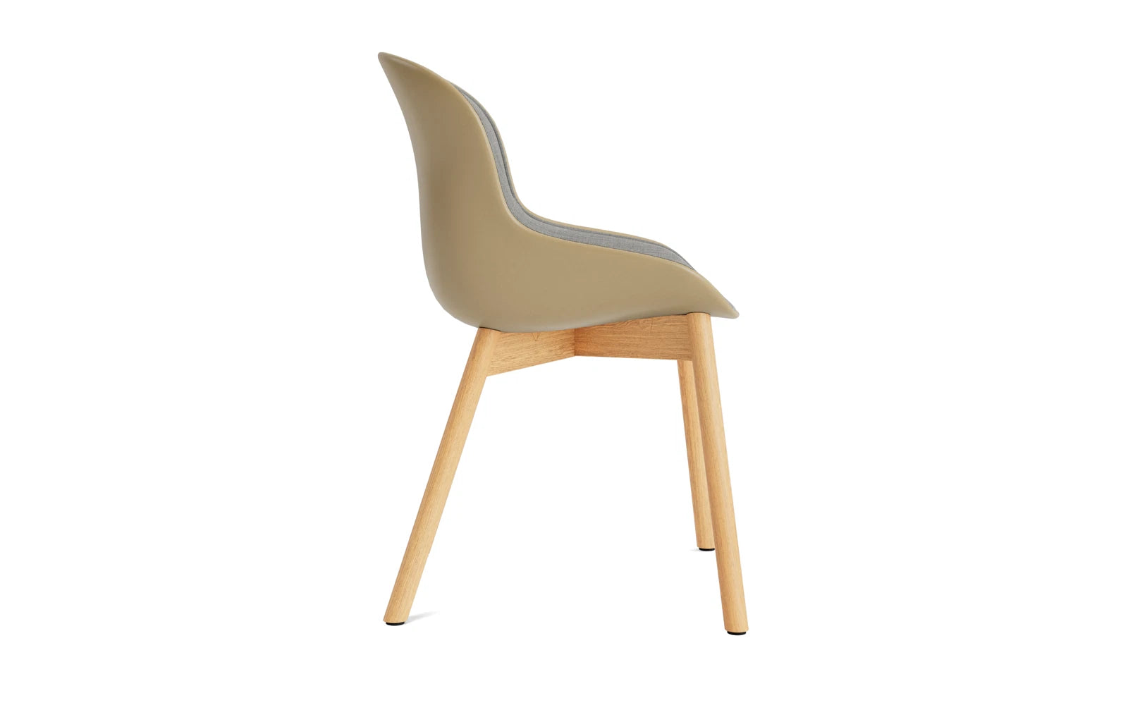 Hyg Stuhl Polster Eiche Sand/Remix in Remix 133 präsentiert im Onlineshop von KAQTU Design AG. Stuhl ist von Normann Copenhagen