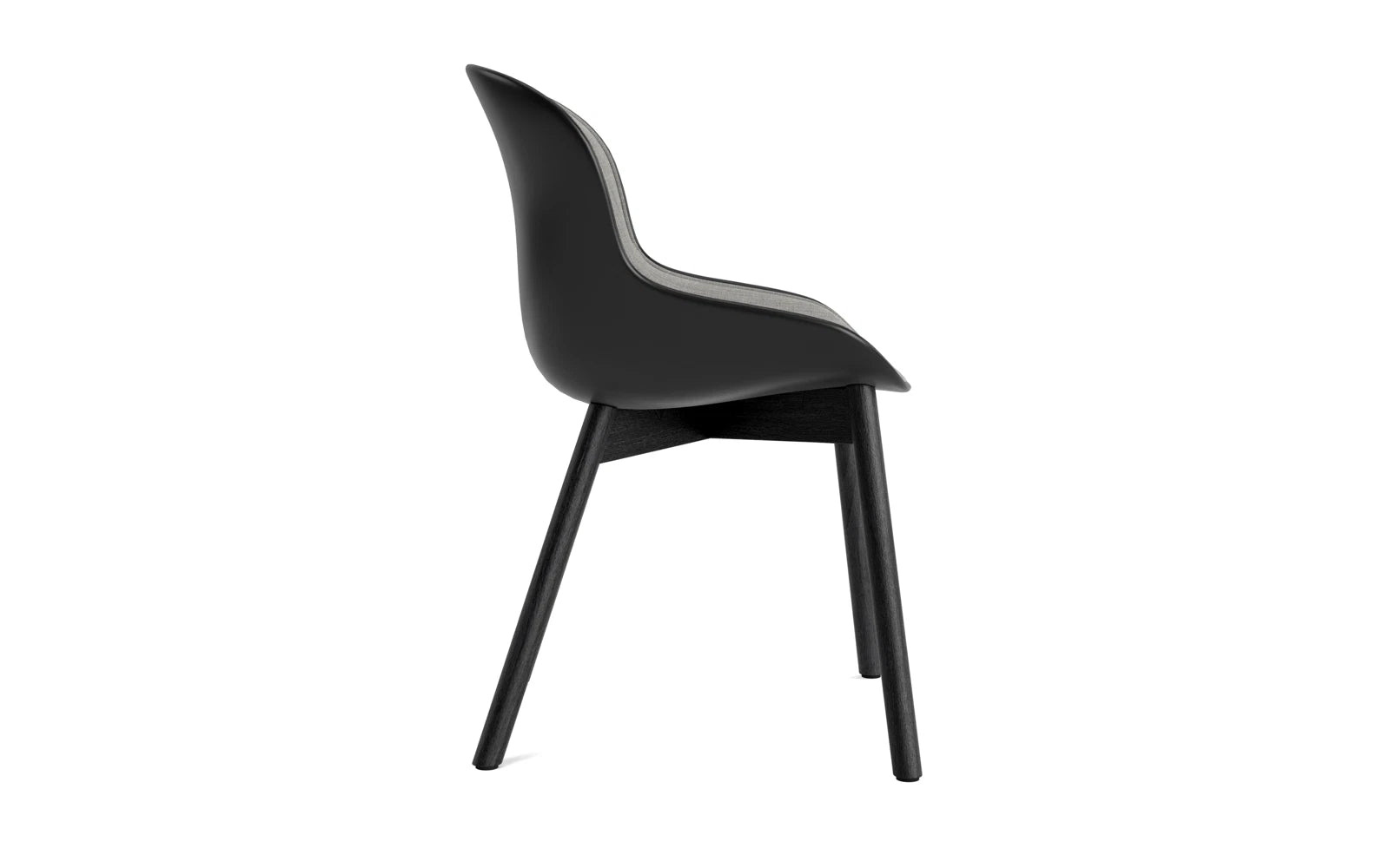 Hyg Stuhl Polster Schwarze Eiche Schwarz/Remix in Remix 133 präsentiert im Onlineshop von KAQTU Design AG. Stuhl ist von Normann Copenhagen