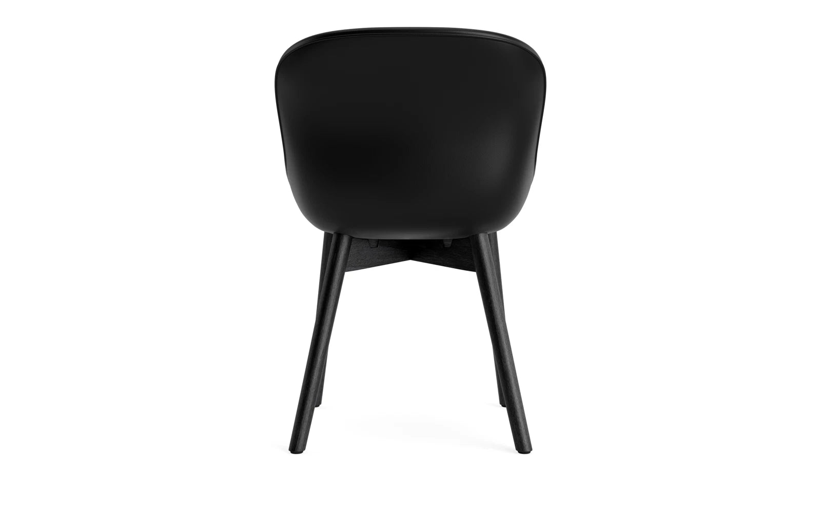 Hyg Stuhl vollpolster schwarze Eiche Ultra Leder in Ultra 41599 präsentiert im Onlineshop von KAQTU Design AG. Stuhl ist von Normann Copenhagen