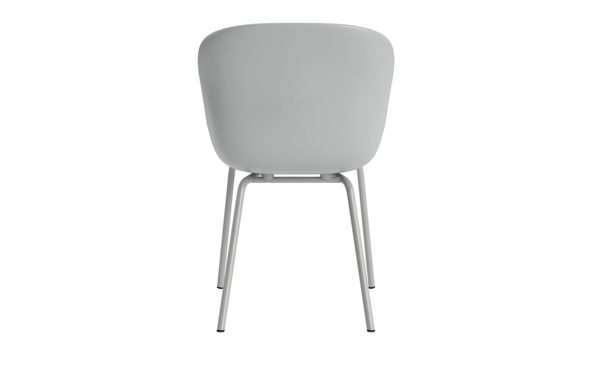 Hyg Stuhl Frontpolster Grau Stahl Grau/Ultra in Ultra 41599 präsentiert im Onlineshop von KAQTU Design AG. Stuhl ist von Normann Copenhagen