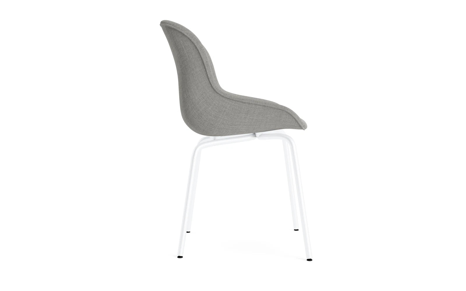 Hyg Stuhl gepolstert Weiss stahl Remix in Remix 133 präsentiert im Onlineshop von KAQTU Design AG. Stuhl ist von Normann Copenhagen