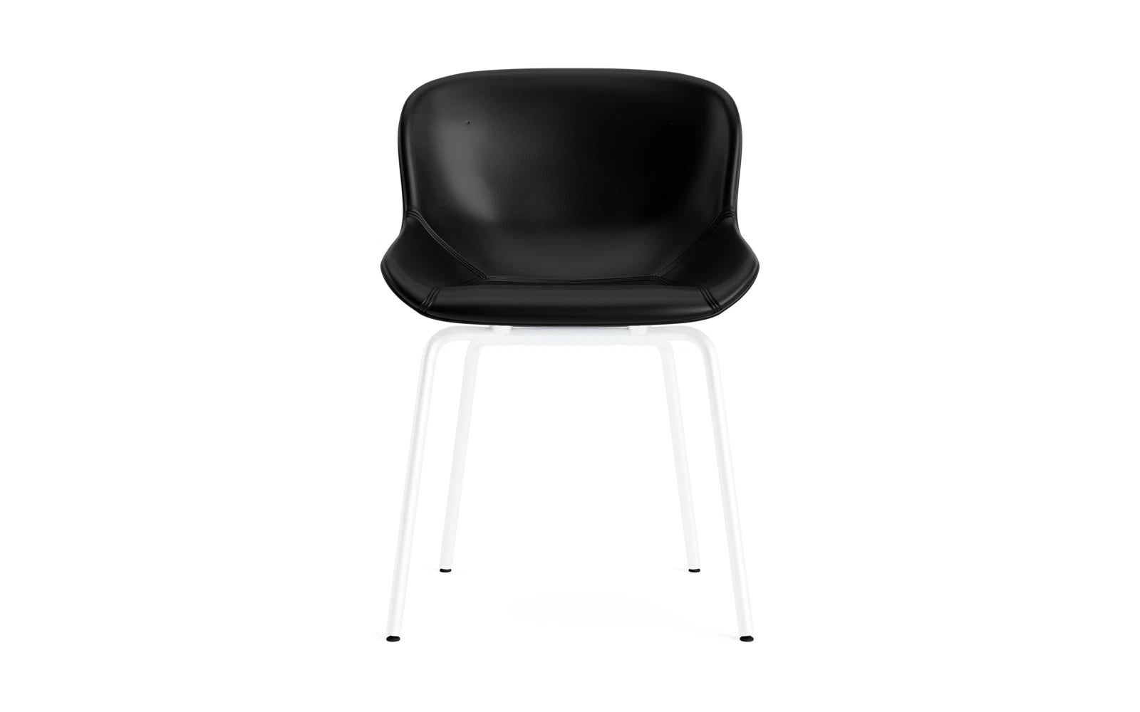 Hyg Stuhl gepolstert Weiss stahl Ultra in Ultra 41599 präsentiert im Onlineshop von KAQTU Design AG. Stuhl ist von Normann Copenhagen