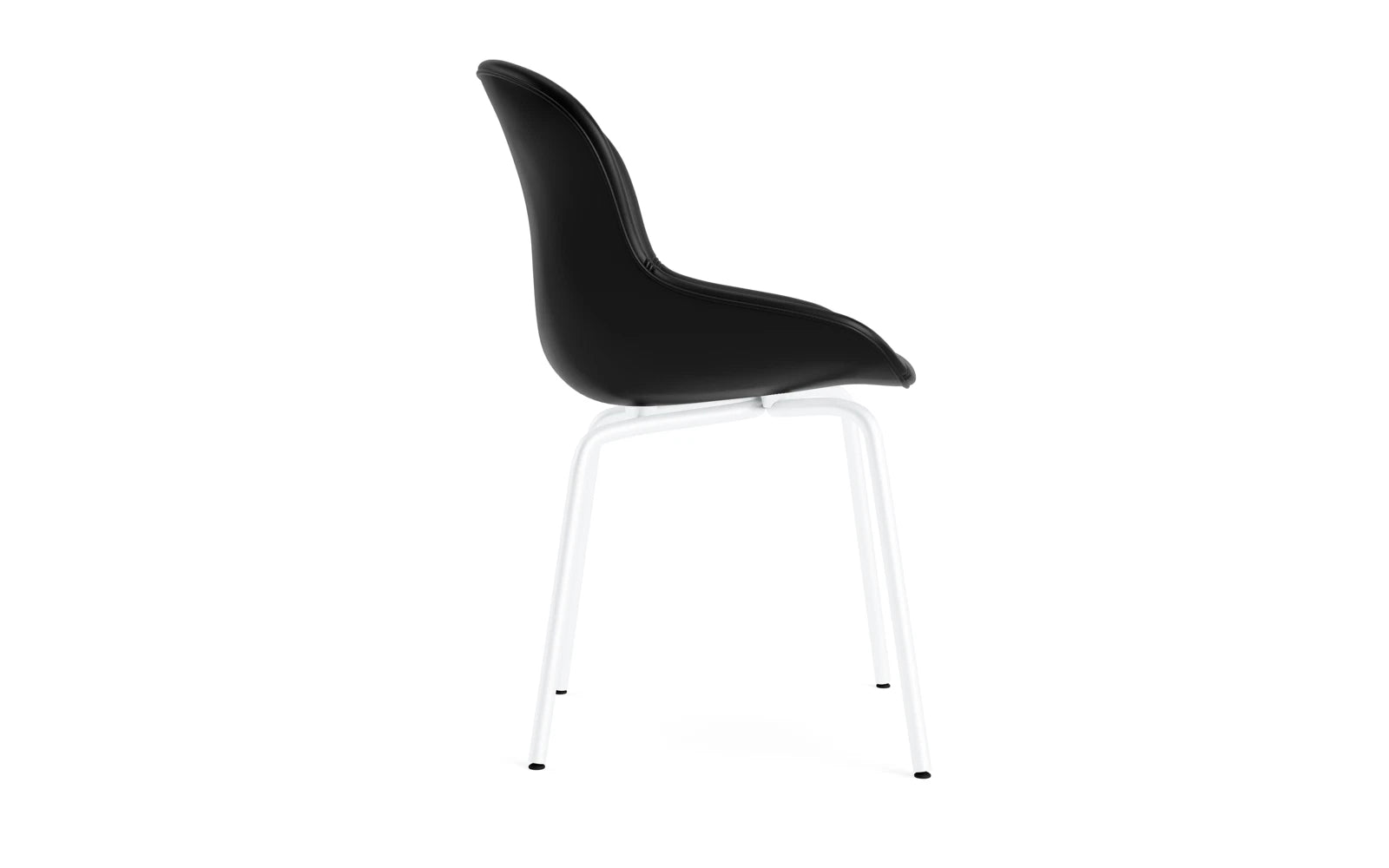 Hyg Stuhl gepolstert Weiss stahl Ultra in Ultra 41599 präsentiert im Onlineshop von KAQTU Design AG. Stuhl ist von Normann Copenhagen