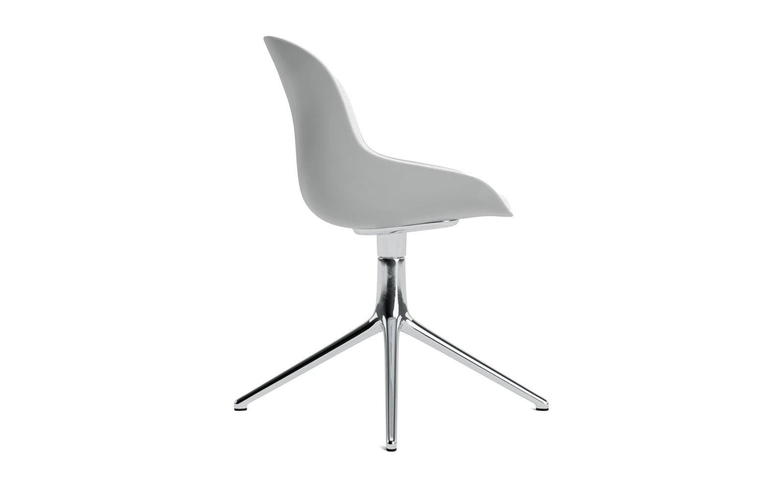 Hyg Drehstuhl 4B gepolstert Alu Grau/Hallingdal in Hallingdal 110 präsentiert im Onlineshop von KAQTU Design AG. Drehstuhl ist von Normann Copenhagen