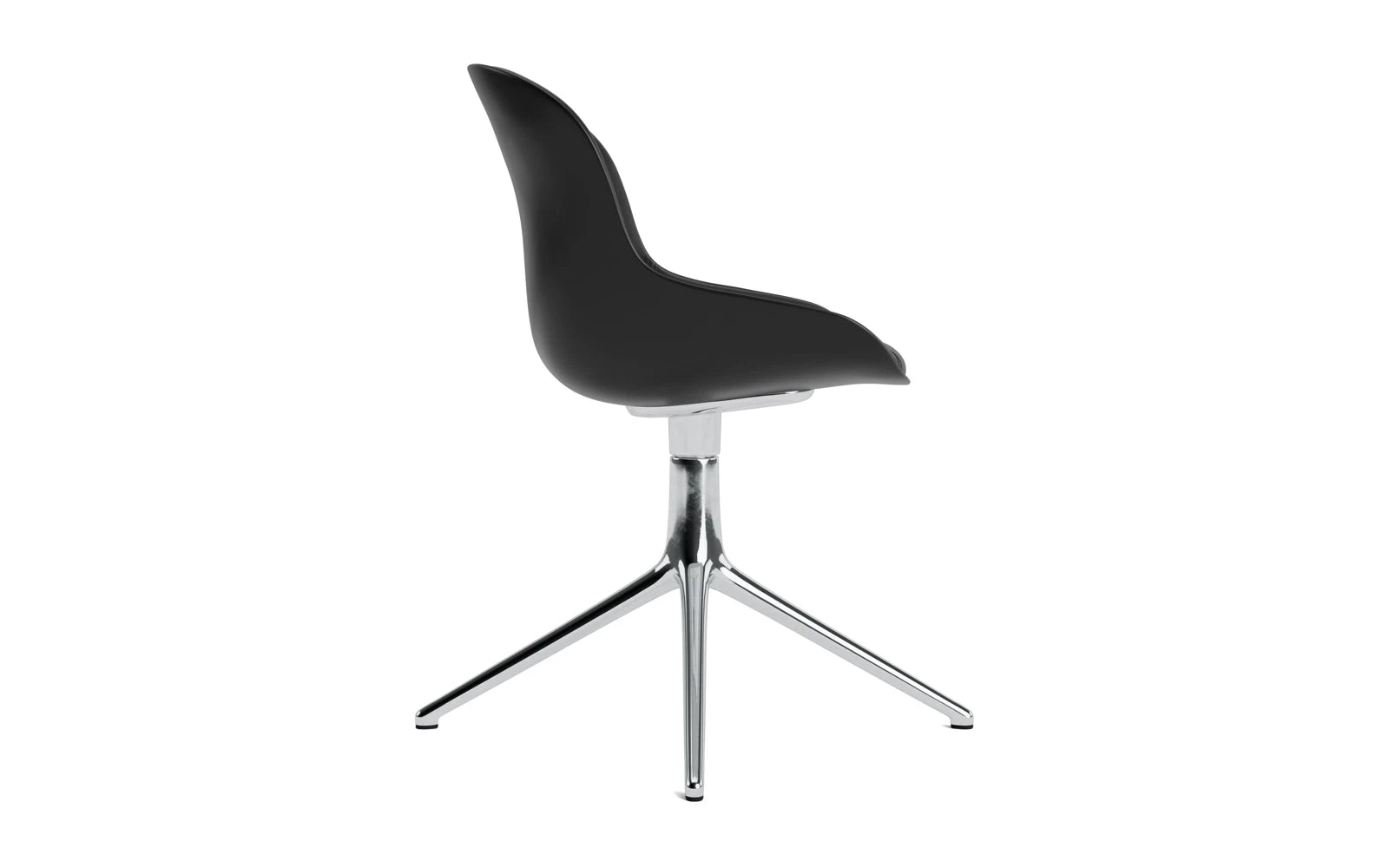 Hyg Drehstuhl 4B gepolstert Alu Schwartz /Ultra in Ultra 41599 präsentiert im Onlineshop von KAQTU Design AG. Drehstuhl ist von Normann Copenhagen
