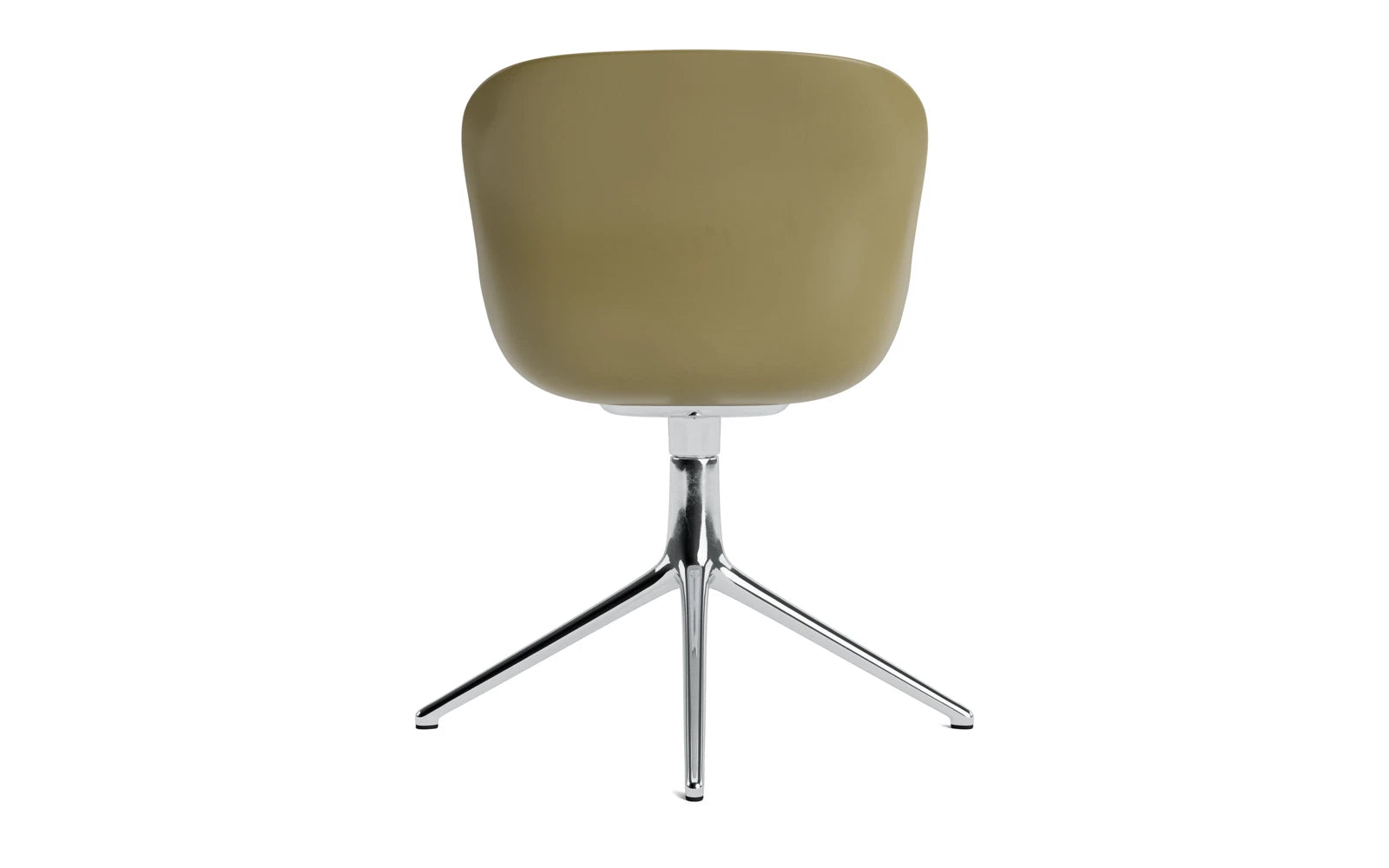 Der Hyg Drehsessel in Olive von Normann Copenhagen vereint Hygge-Gemütlichkeit mit elegantem Design. Perfekt für stilvolle Entspannung.