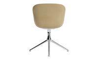 Hyg swivel chair 4B upholstered sand & aluminum