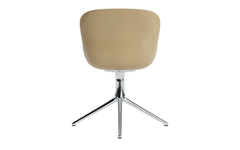 Hyg swivel chair 4B upholstered sand & aluminum