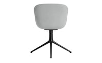 Hyg Drehsessel 4L Frontpolster Schwarz Aluminium