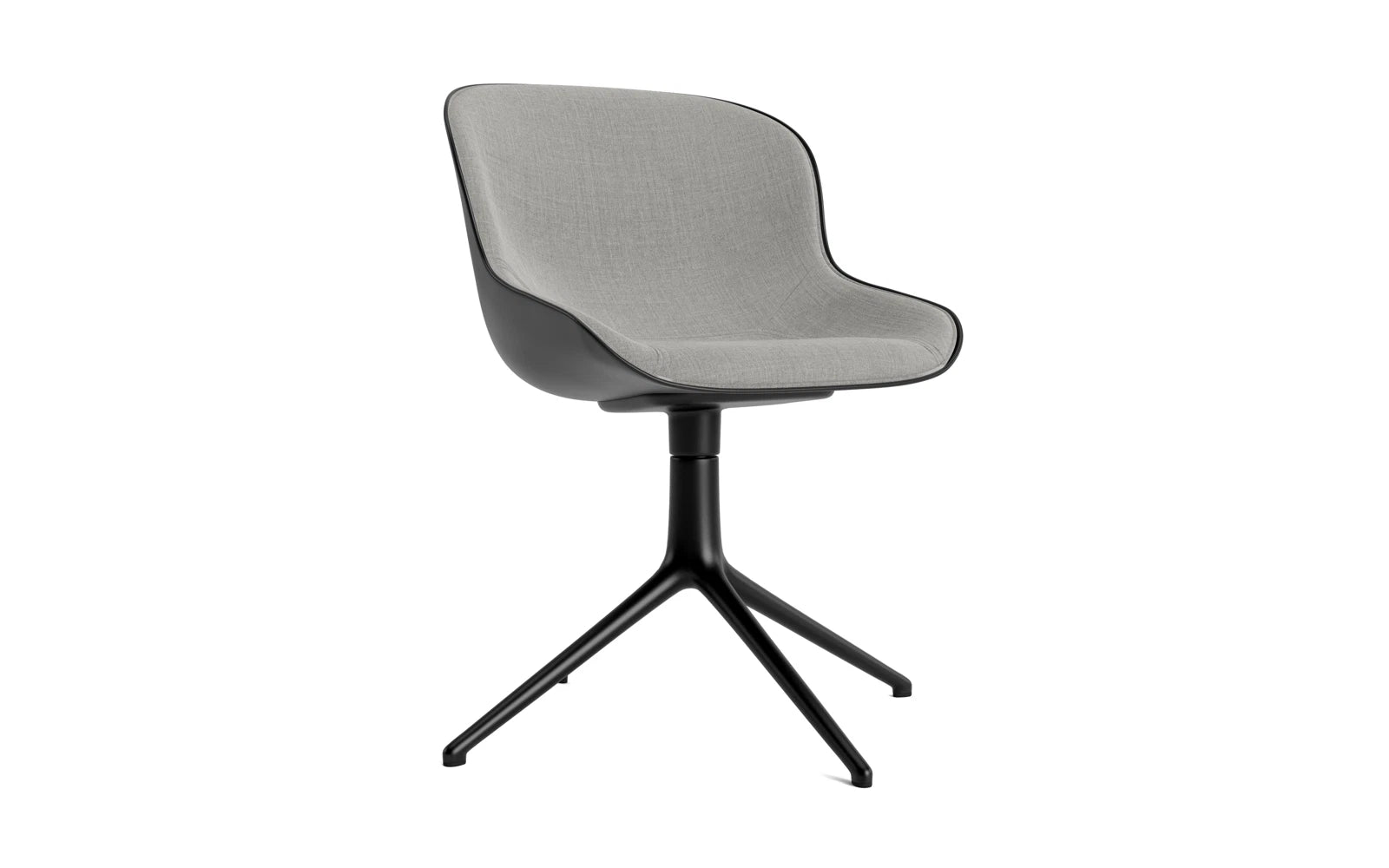 Hyg Drehstuhl gepolstert Schwartz/Remix