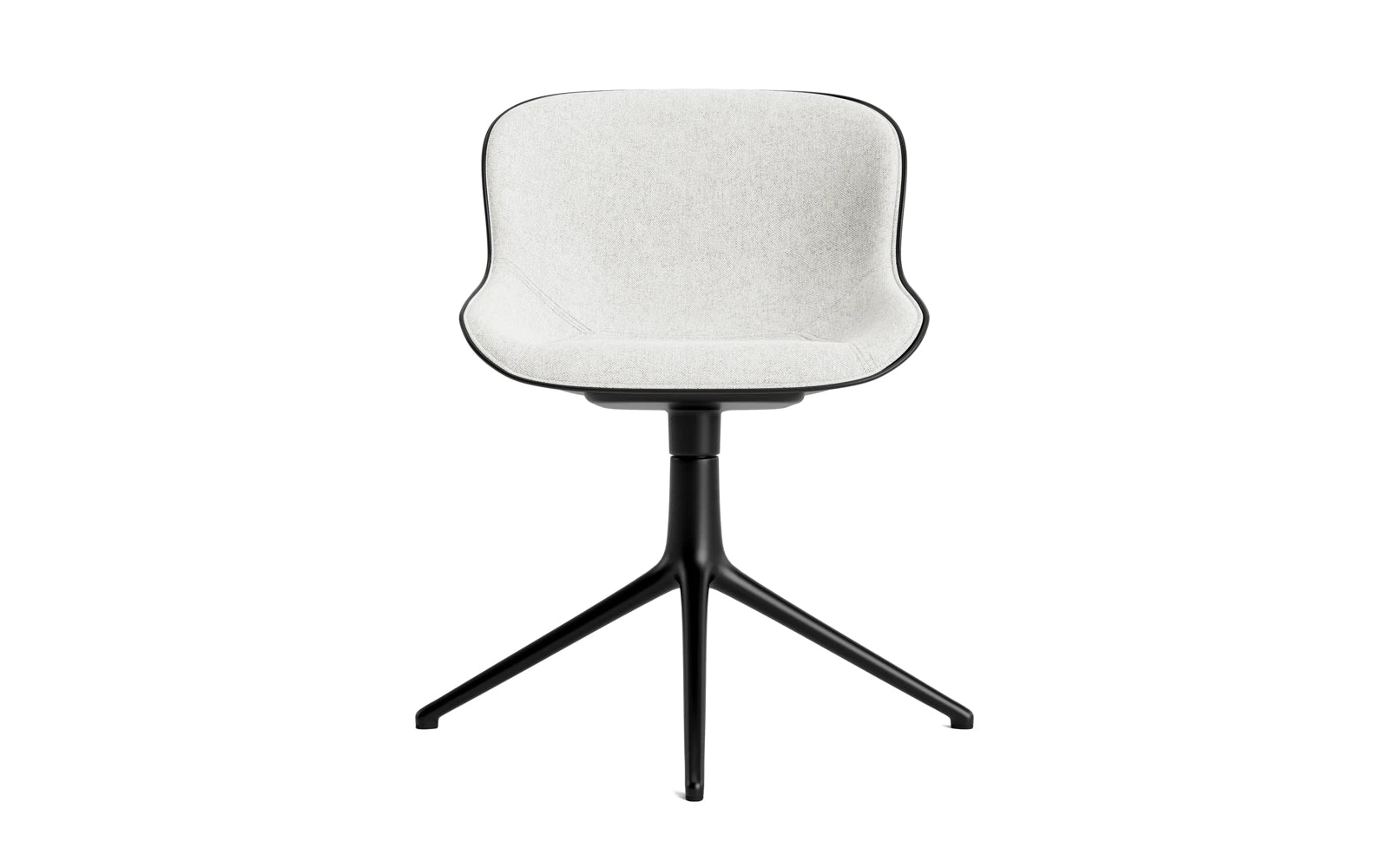 Hyg Drehstuhl 4B Frontpolster Schwartz Stahl Schwartz/Hallingdal in Hallingdal 110 präsentiert im Onlineshop von KAQTU Design AG. Drehstuhl ist von Normann Copenhagen
