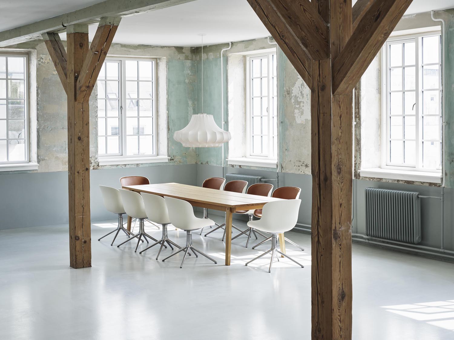 Hyg Drehstuhl 4B Frontpolster Schwartz Stahl Schwartz/Hallingdal in Hallingdal 110 präsentiert im Onlineshop von KAQTU Design AG. Drehstuhl ist von Normann Copenhagen