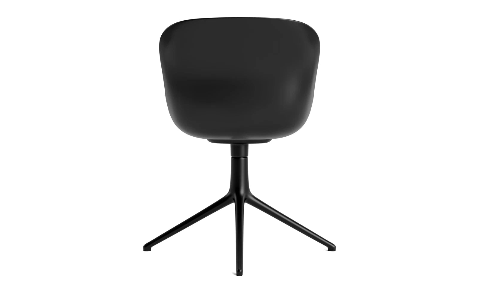 Hyg Drehstuhl 4B Frontpolster Schwartz Stahl Schwartz/Ultra in Ultra 41599 präsentiert im Onlineshop von KAQTU Design AG. Drehstuhl ist von Normann Copenhagen