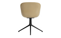 Chaise pivotante Hyg à roulettes entièrement rembourrée