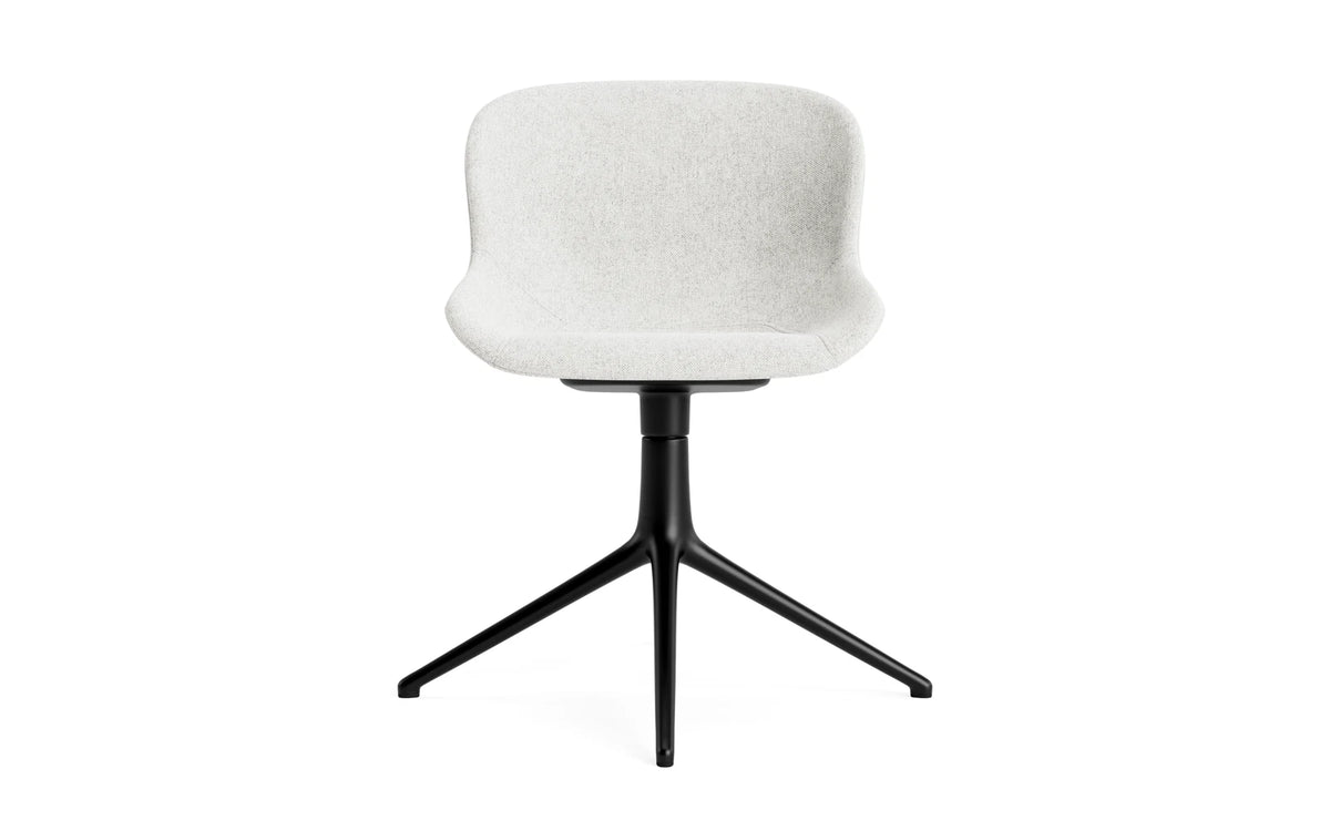 Hyg Drehstuhl gepolstert 4B schwarz aluminium Hallingdal in Hallingdal 110 präsentiert im Onlineshop von KAQTU Design AG. Drehstuhl ist von Normann Copenhagen