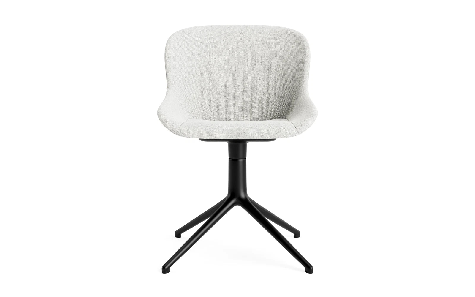 Hyg Comfort Drehstuhl 4B gepolstert Schwartz Alu Hallingdal in Hallingdal 110 präsentiert im Onlineshop von KAQTU Design AG. Drehstuhl ist von Normann Copenhagen