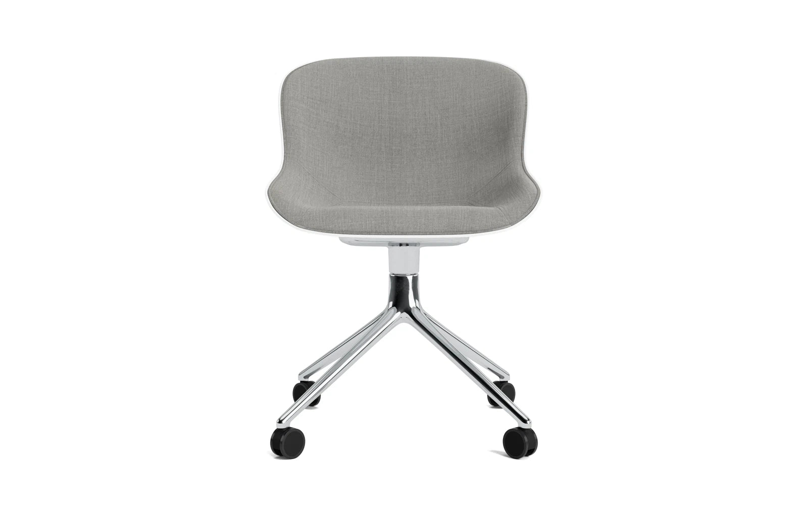 Hyg Drehstuhl 4W Aluminium Weiss/Remix in Remix 133 präsentiert im Onlineshop von KAQTU Design AG. Drehstuhl ist von Normann Copenhagen