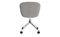 Sedia girevole Hyg Comfort 4W completamente rivestita in alluminio