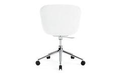 Chaise pivotante Hyg avec coussin avant à roulettes