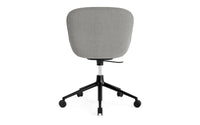 Hyg swivel chair 5W gas lift fully upholstered black aluminum
