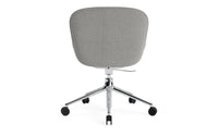 Fauteuil pivotant Hyg Comfort à 5 roues avec vérin à gaz revêtement en aluminium
