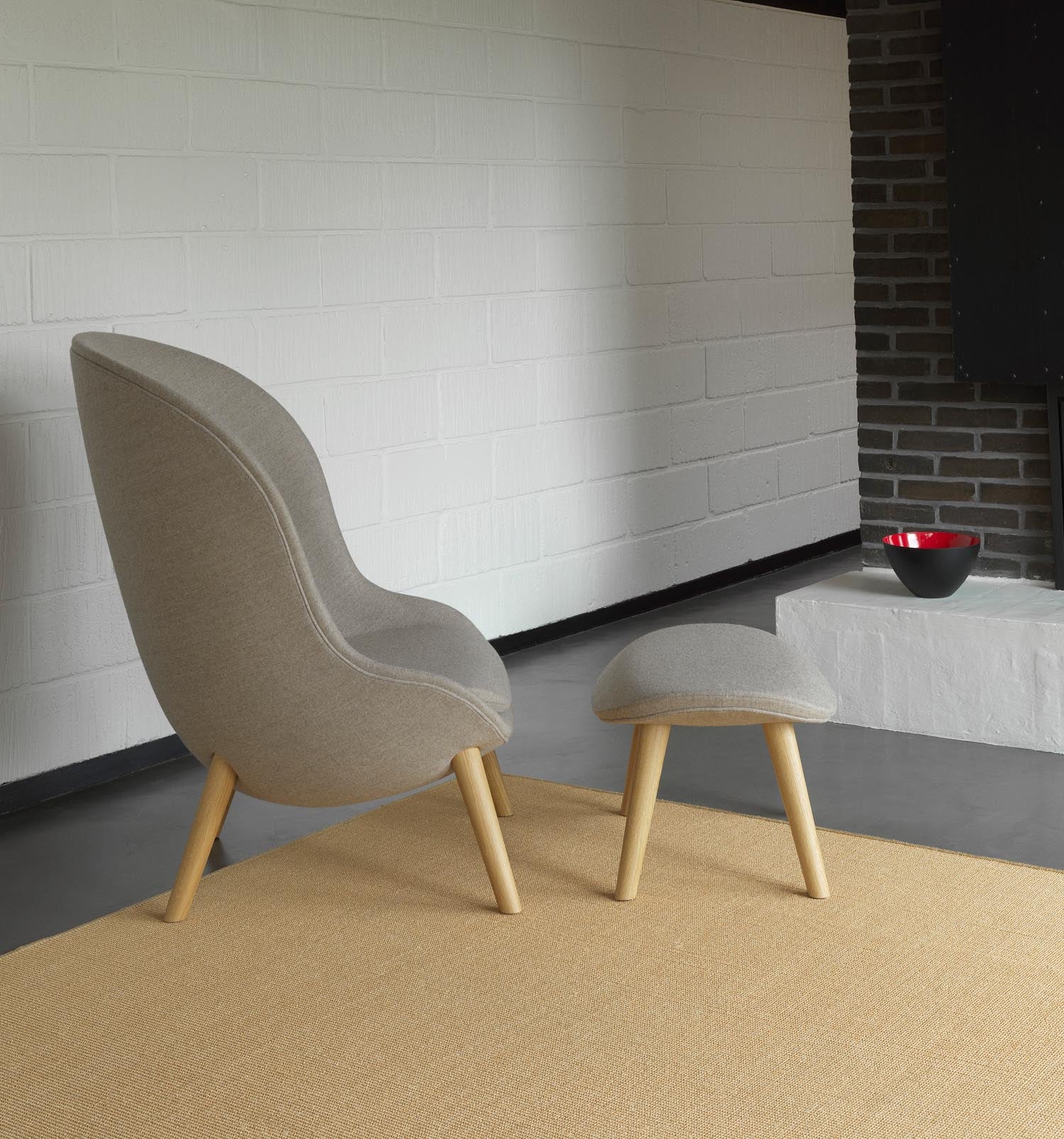 Eleganter Hyg Lounge Sessel Hoch: Skandinavische Gemütlichkeit pur.