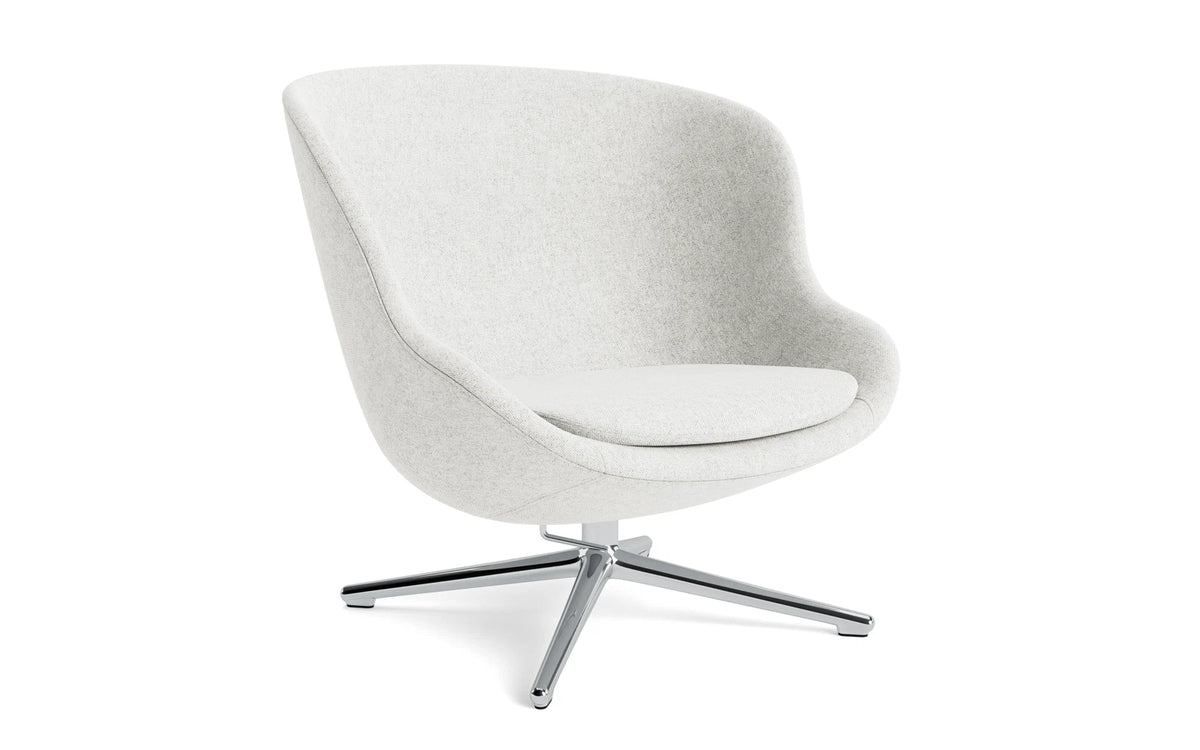 Hyg Lounge-Sessel Niedrig mit Drehgestell Aluminium Tilt Hallingdal in Hallingdal 110 präsentiert im Onlineshop von KAQTU Design AG. Drehsessel ist von Normann Copenhagen
