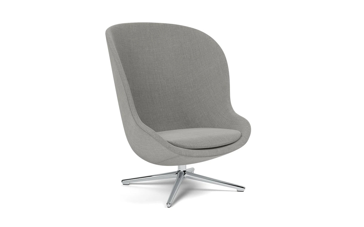 Hyg Lounge-Sessel Hoch mit Drehgestell Aluminium Remix in Remix 133 präsentiert im Onlineshop von KAQTU Design AG. Drehsessel ist von Normann Copenhagen