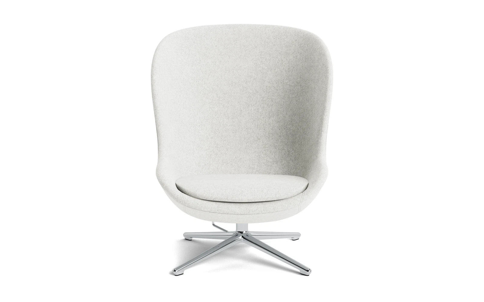 Hyg Lounge-Sessel Hoch mit Drehgestell Aluminium Tilt Hallingdal in Hallingdal 110 präsentiert im Onlineshop von KAQTU Design AG. Sessel ist von Normann Copenhagen