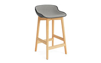Hyg bar stool 65 cm upholstery black & oak