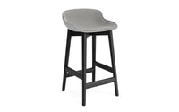Hyg bar stool 65 cm upholstered in black oak