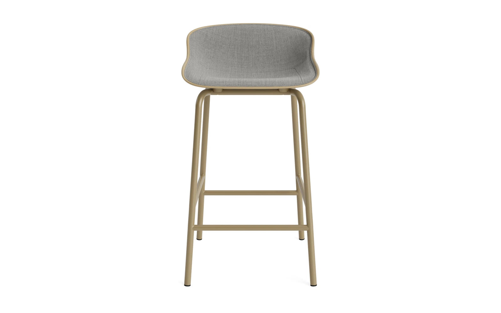 Eleganter Hyg Barhocker 65 cm in Sand mit Frontpolster von Normann.