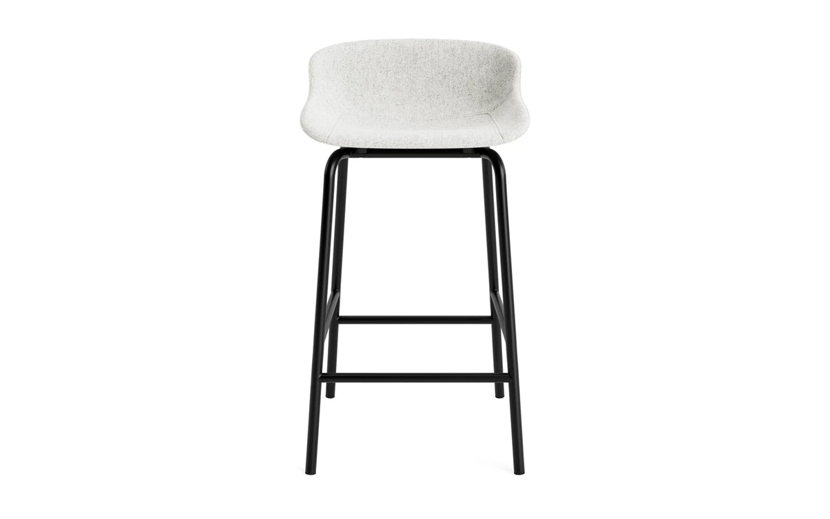 Hyg Barhocker 65 cm vollpolster schwartz stahl Hallingdal in Hallingdal 110 präsentiert im Onlineshop von KAQTU Design AG. Barstuhl ist von Normann Copenhagen