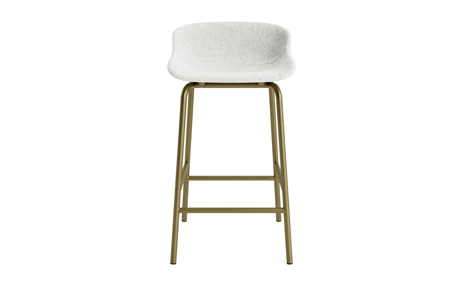 Hyg Barhocker 65 cm Vollpolster Olive Stahl Hallingdal in Hallingdal 110 präsentiert im Onlineshop von KAQTU Design AG. Barstuhl ist von Normann Copenhagen