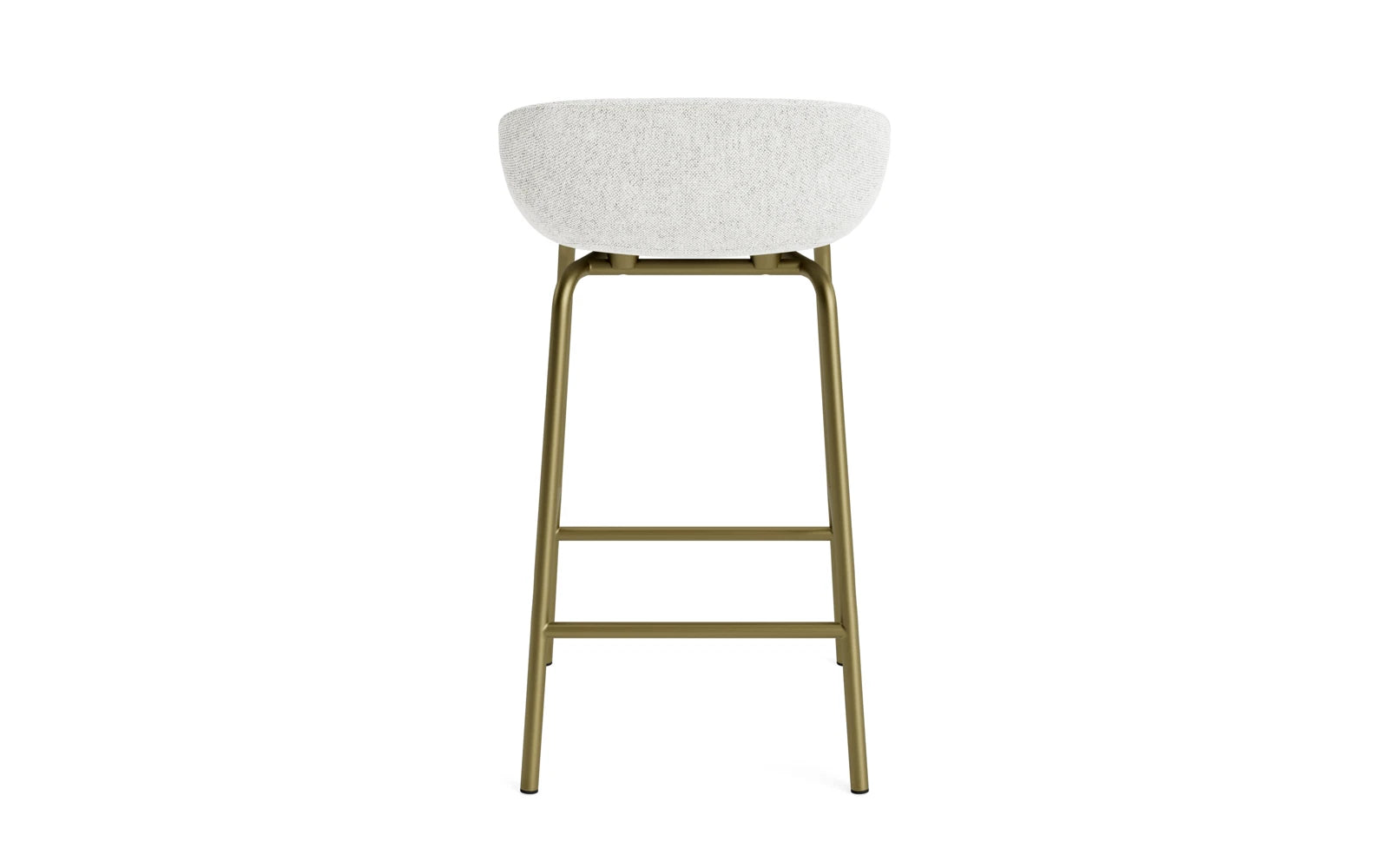 Hyg Barhocker 65 cm Vollpolster Olive Stahl Hallingdal in Hallingdal 110 präsentiert im Onlineshop von KAQTU Design AG. Barstuhl ist von Normann Copenhagen