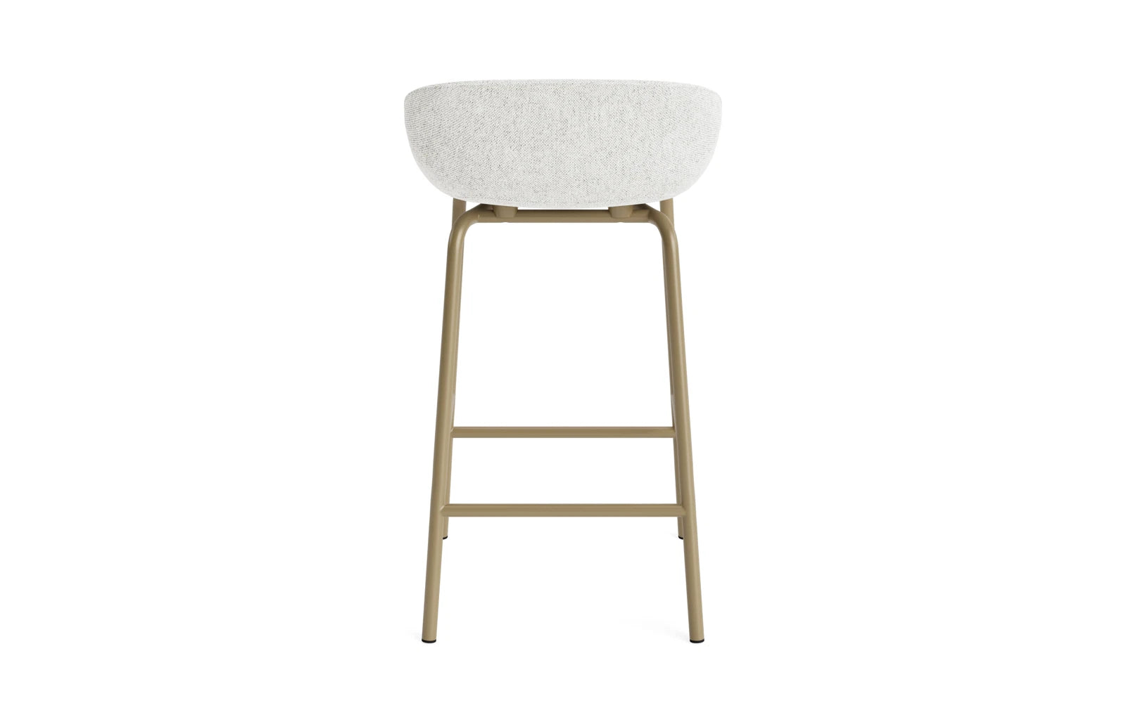 Hyg Barhocker 65 cm Vollpolster Stahl Sand/Hallingdal in Hallingdal 110 präsentiert im Onlineshop von KAQTU Design AG. Barstuhl ist von Normann Copenhagen