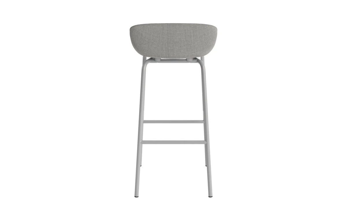 Hyg Barhocker 75 cm Vollpolster Stahl Grau/Remix in Remix 133 präsentiert im Onlineshop von KAQTU Design AG. Barhocker ist von Normann Copenhagen