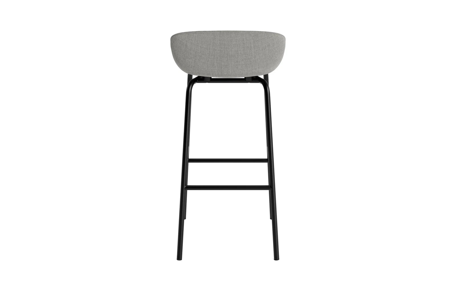 Der Hyg Barhocker von Normann Copenhagen vereint dänische Hygge mit Komfort. Gepolstert, 75 cm hoch, ideal für gemütliche Räume.