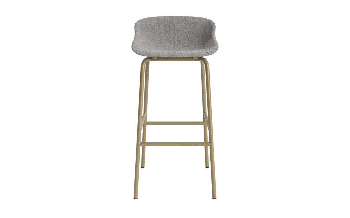 Hyg Barhocker 75 cm Vollpolster Stahl Sand/Remix in Remix 133 präsentiert im Onlineshop von KAQTU Design AG. Barstuhl ist von Normann Copenhagen