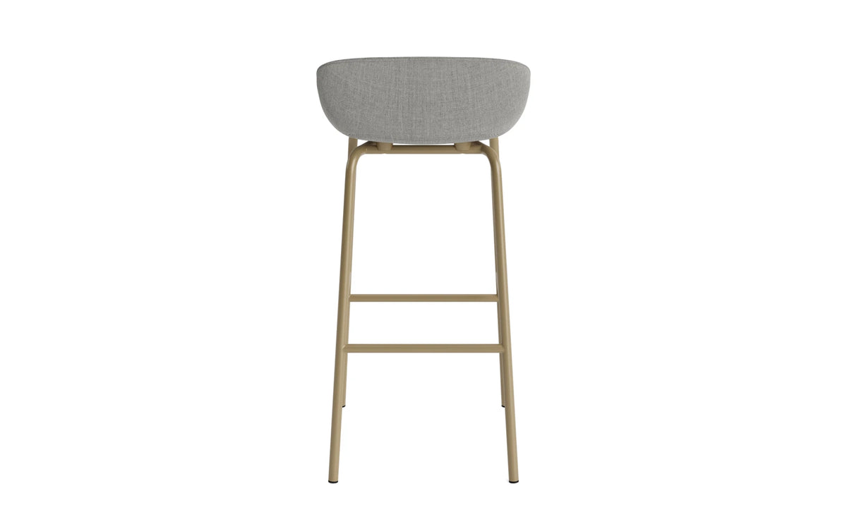 Hyg Barhocker 75 cm Vollpolster Stahl Sand/Remix in Remix 133 präsentiert im Onlineshop von KAQTU Design AG. Barstuhl ist von Normann Copenhagen