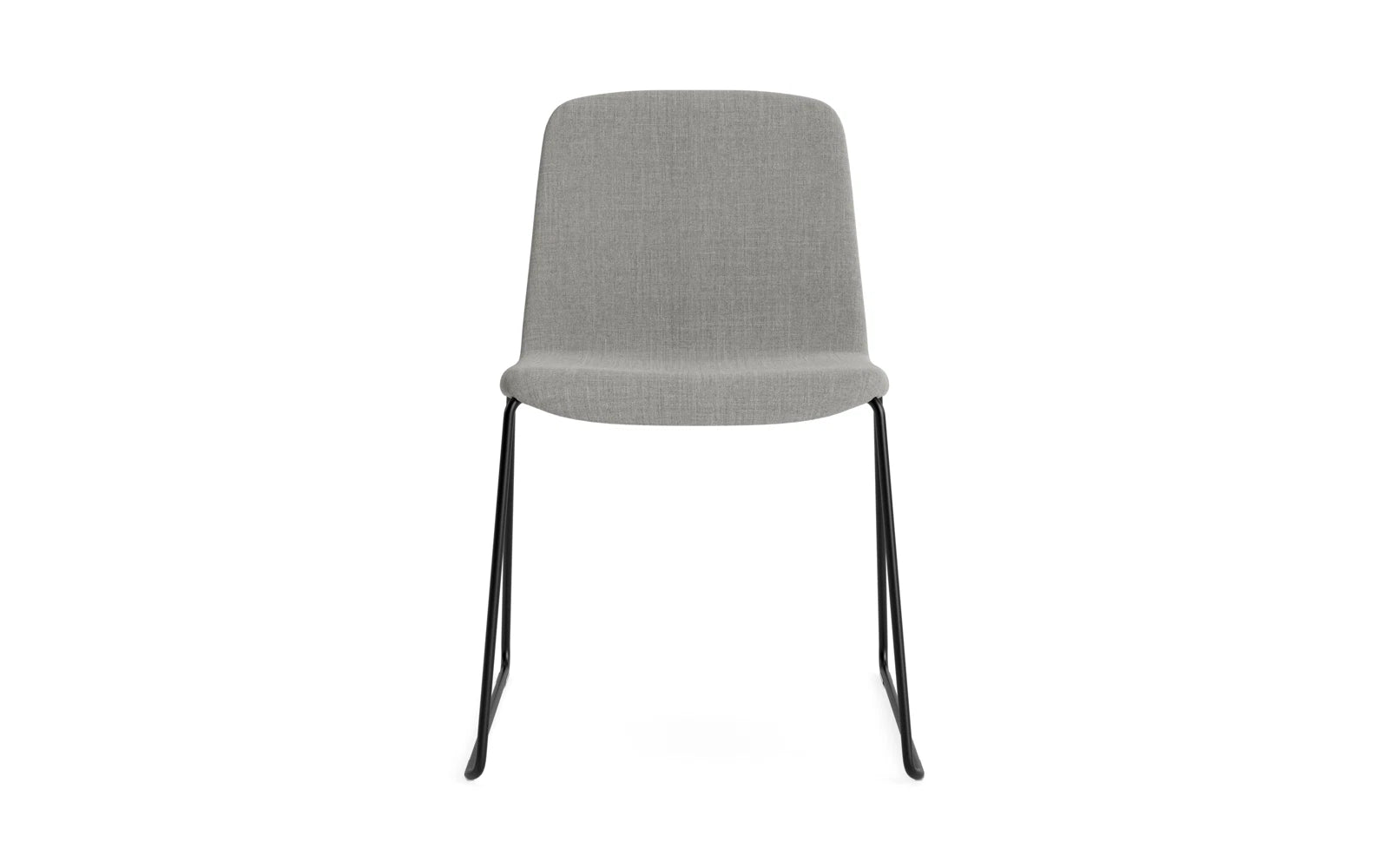 Just Stuhl gepolstert, schwarzer stahl/ Synergy in Remix 133 präsentiert im Onlineshop von KAQTU Design AG. Stuhl ist von Normann Copenhagen