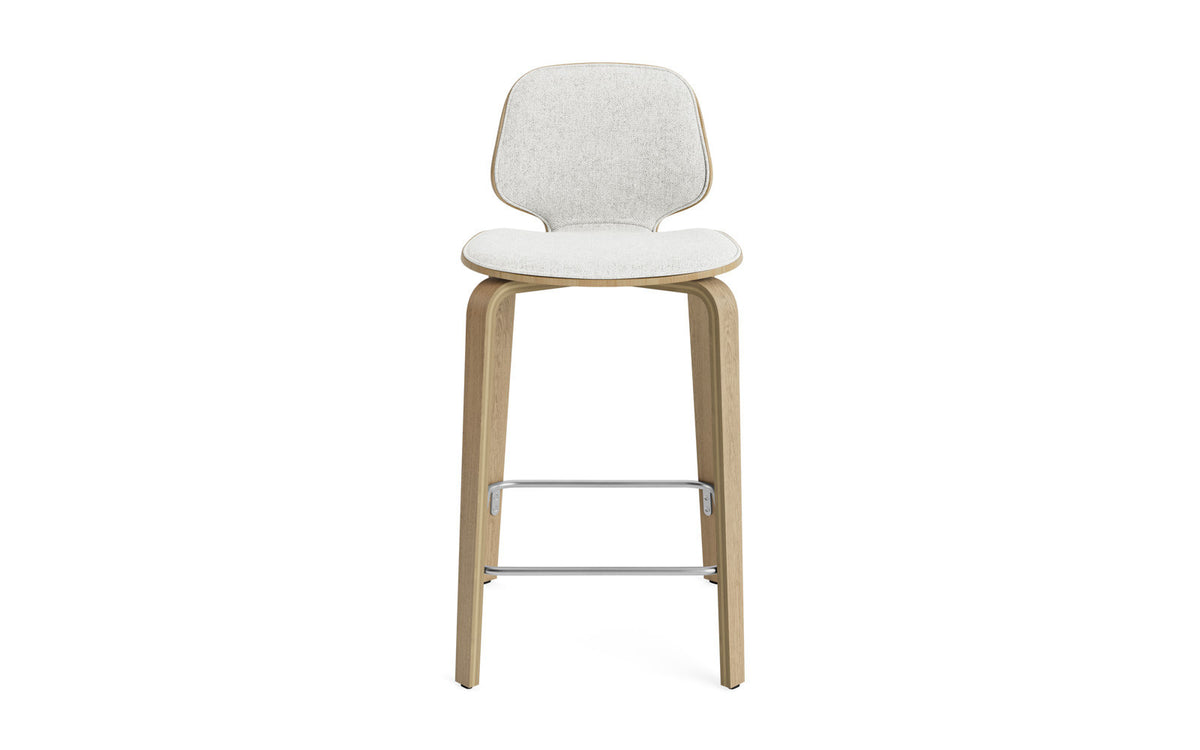 My Chair Barstuhl 65 cm Frontpolster holz in Hallingdal 110 präsentiert im Onlineshop von KAQTU Design AG. Barstuhl ist von Normann Copenhagen