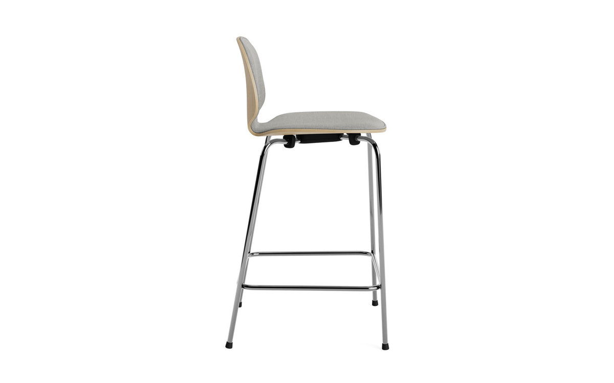 My Chair Barstuhl 65 cm Frontpolster Stahl in Remix 133 präsentiert im Onlineshop von KAQTU Design AG. Barstuhl ist von Normann Copenhagen
