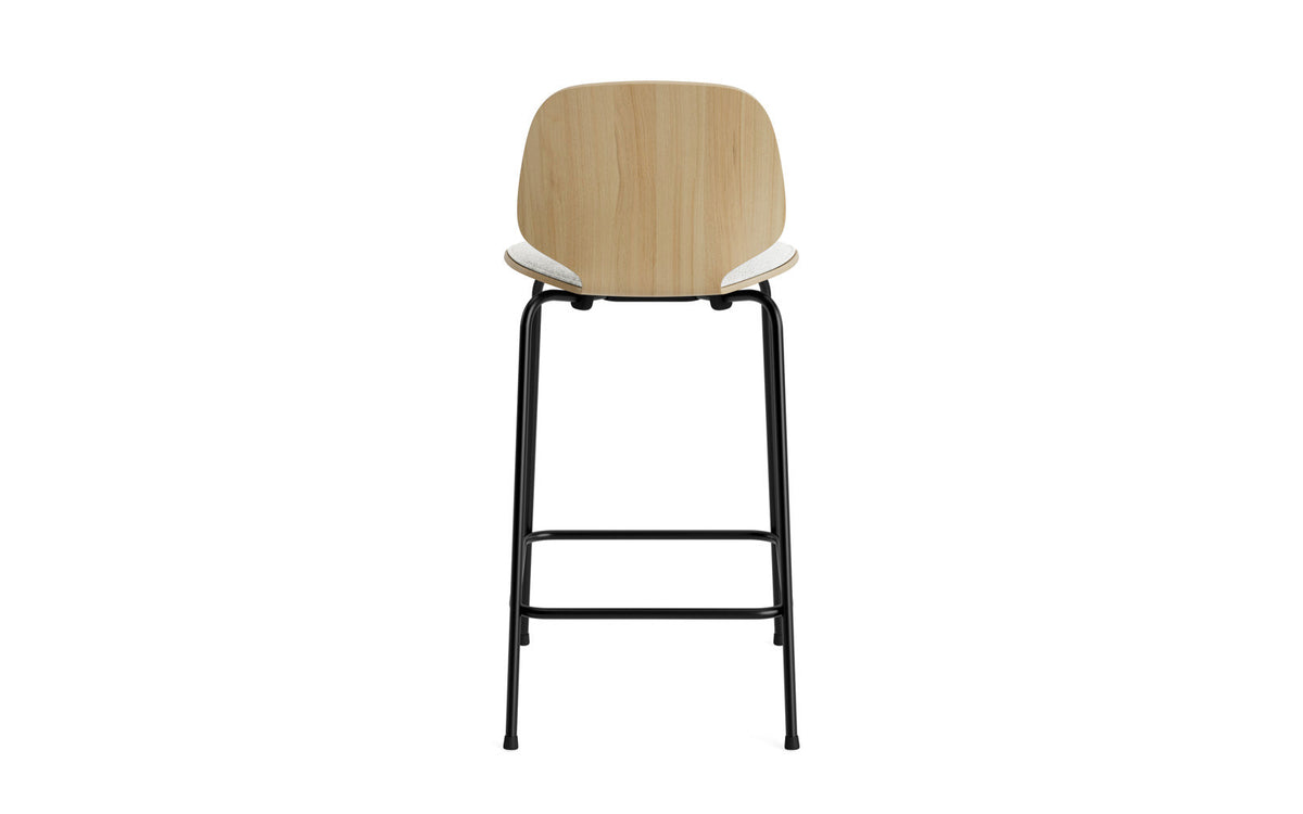 My Chair Barstuhl 65 cm Frontpolster Stahl in Hallingdal 110 präsentiert im Onlineshop von KAQTU Design AG. Barstuhl ist von Normann Copenhagen