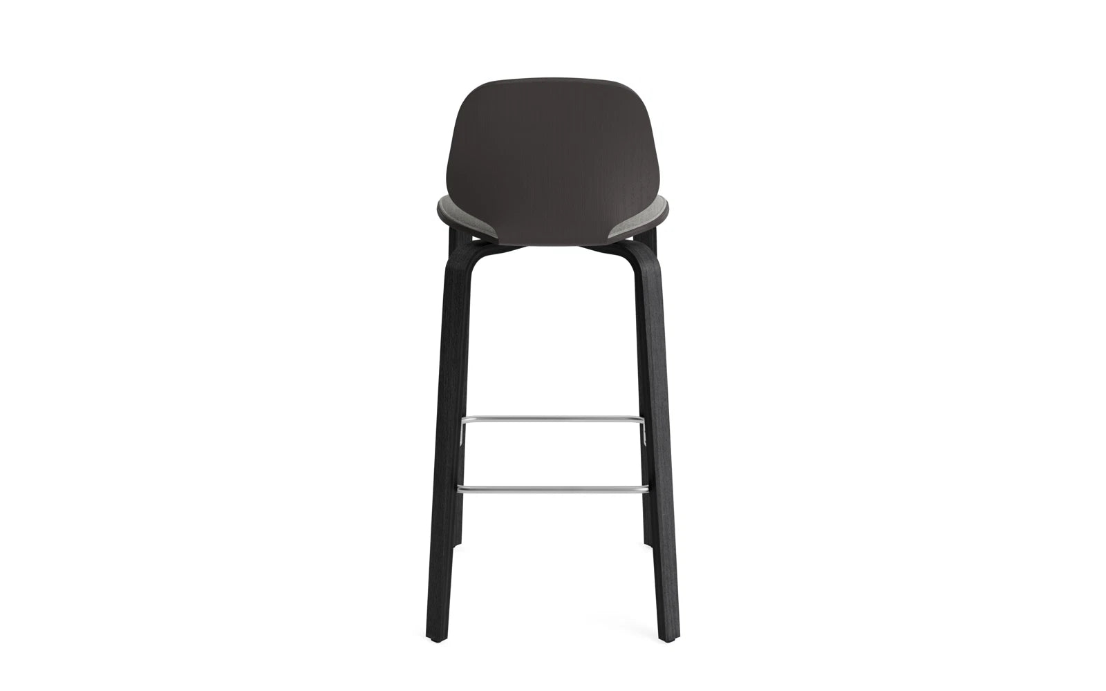 My Chair Barhocker 75 cm Frontpolster schwarz/Remix in Remix 133 präsentiert im Onlineshop von KAQTU Design AG. Barstuhl ist von Normann Copenhagen